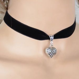 Black Choker with Heart